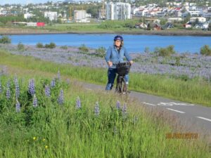 GailBikingInIceland2013