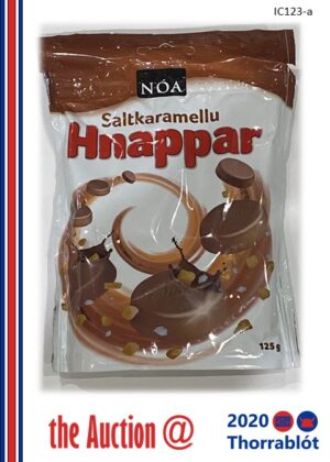 Nóa Caramel Hnappar / Chocolate with Caramel (125gr.)