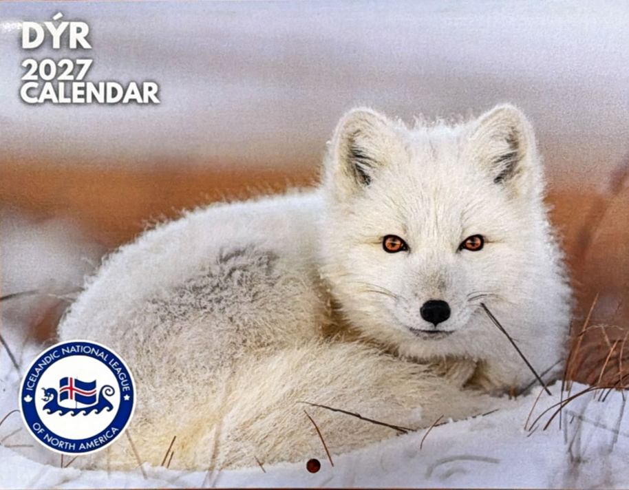 2027 Wall Calendar: DÝR